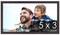 Photo Size Textured Brown Picture Frame - UV Acrylic, Foam Board Backing, Hanging Hardware